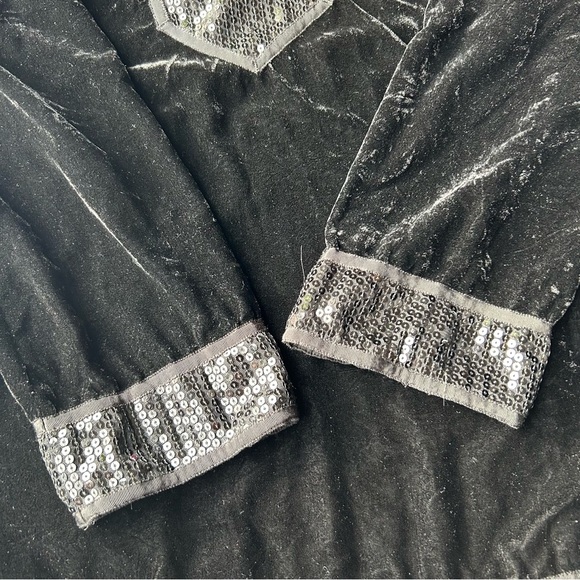 Nygard Collection Black Velvet Squince Tunic - Picture 8 of 13